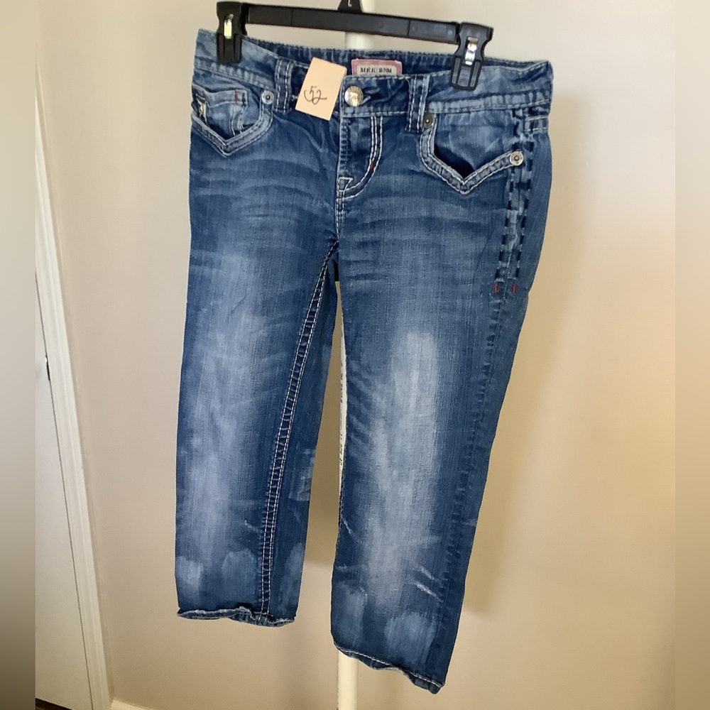 MEK Denim Oaxaca Capri Size 27 Preowned